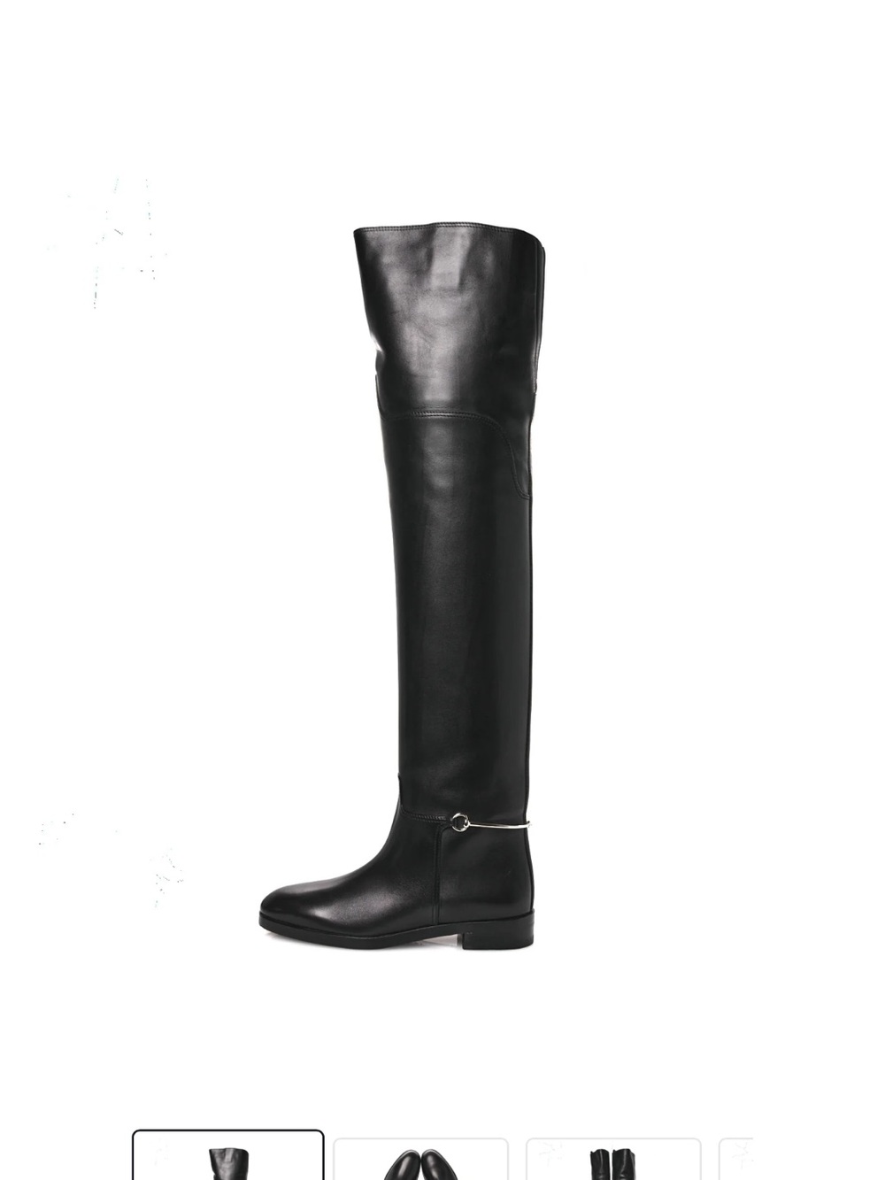 GUCCI Over-the-Knee Black Leather Riding Boots
AUTHENTIC